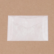 Glassine Envelopes, 2 5/16" x 3 5/8", 10/pk