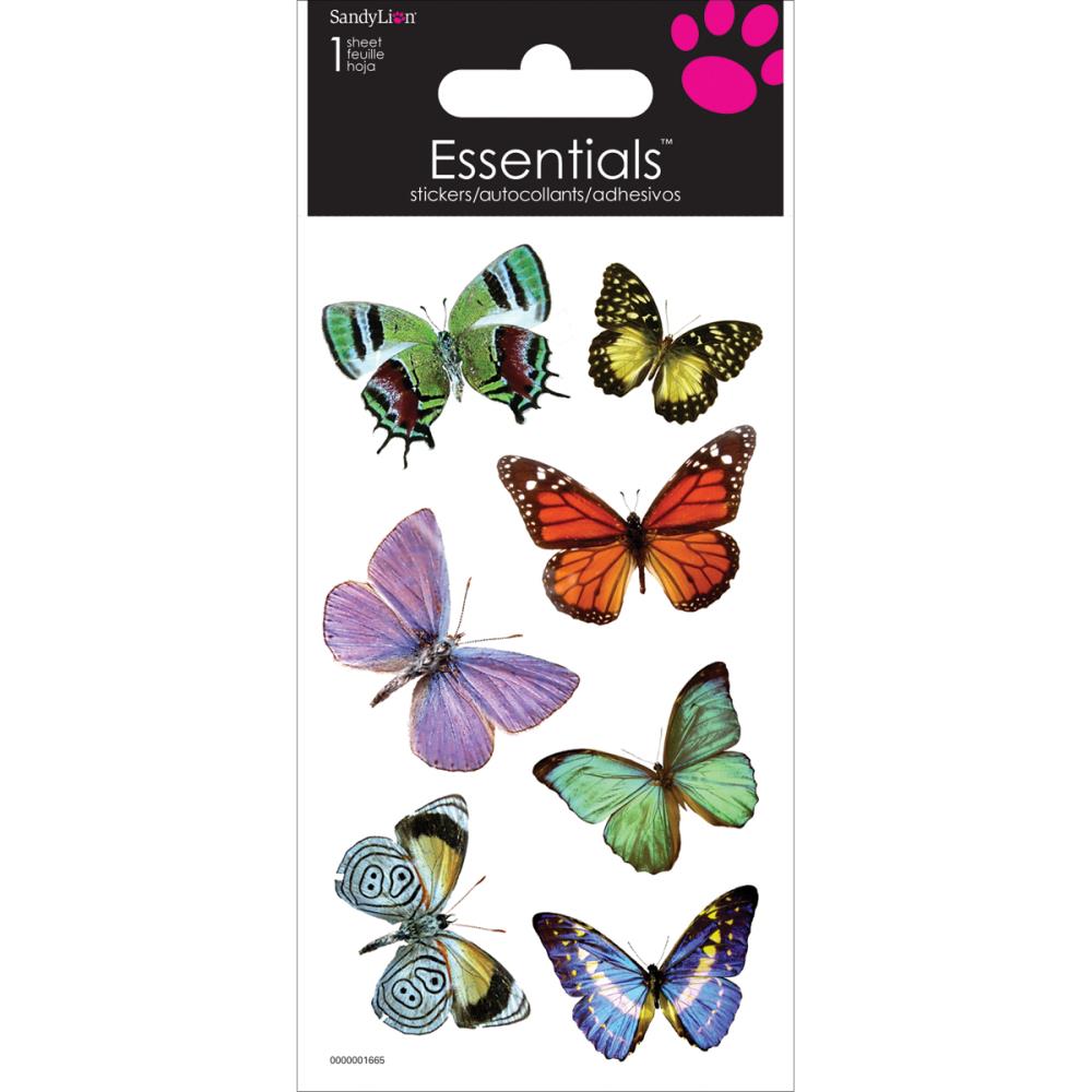 Back in Stock > Butterfly Handmade Stickers - Essentials - Sandylion ...
