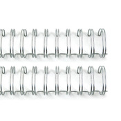Silver .75" Cinch Wire Binders - We R Memory Keepers