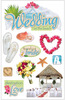 Beach Wedding 3D Stickers - Paper House