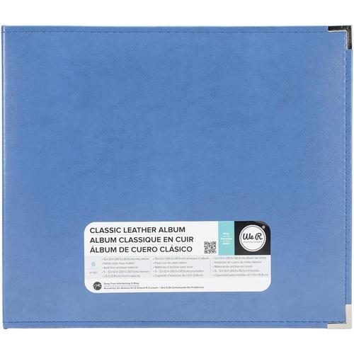 Aqua 4x4 Classic Leather Album - We R Memory Keepers