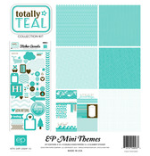 Totally Teal Collection Kit - Mini Themes - Echo Park
