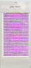 Violet Gem Stickers, 4 mm