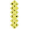 Yield Street Signs Label Stickers
