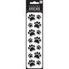 Paw Prints Black Puffy Stickers - Me And My Big Ideas