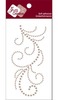Taupe Pearl Medium Flourish B Stickers - Zva Creative