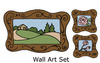 Wall Art Set Rubber Stamp - Little Darlings