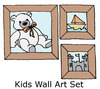 Kids Wall Art Set Rubber Stamps - Little Darlings
