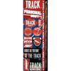 Track Combo Die Cut Stickers - Real Sports  - Reminisce
