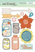 Right Now Chipboard Stickers - Cut & Paste - Presh - My Minds Eye