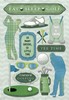 Eat, Sleep, Golf Cardstock Stickers - Karen Foster
