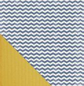 Denim Chevrons Paper - Feels Like Home - Little Yellow Bicycle