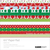 Santa's List 6.5 x 6.5 Paper Pad - KaiserCraft