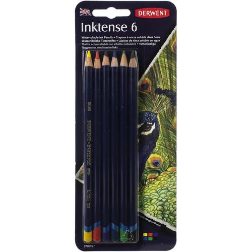 Derwent Inktense Pencils 6/Pkg - 5028252187022