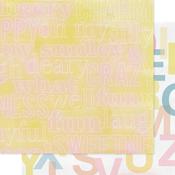Color Wheel Paper - Color Wash - Pink Paislee 