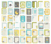 Baby Boy Snap 3 x 4 Double Sided Card Pack - Simple Stories