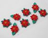 Holiday Poinsettias Mini Stickers - Little B