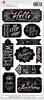 Greeting Chalkboard Stickers - American Crafts