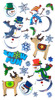Roly - Poly Snowmen Stickers - Sticko Stickers