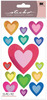 My Hearts Shimmer Stickers - Sticko