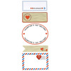 Love Notes Airmail Label Stickers - Martha Stewart Crafts