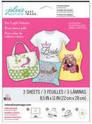 Light Fabrics Easy Image Glitter Transfer Sheets - Jolees Boutique