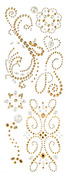 Champagne Swirl Adhesive Gems - K & Company
