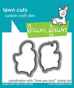Love You Tons Lawn Cuts Die - Lawn Fawn