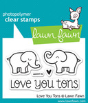 Love You Tons Clear Stamps - Lawn Fawn