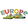 Europe Title Wave Sticker - Jolee's Boutique