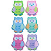 Patterned Owls Dimensional Stickers - Sticko