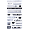 The Happy Graduate Dimensional Stickers - Sticko