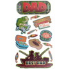 Fishing Dad Dimensional Stickers - Sticko