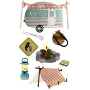 Camping Dimensional Stickers - Jolee's Boutique