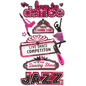 Dance Dimensional Stickers - Jolee's Boutique