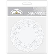 Lily White Paper Doilies - Sweetheart - Doodlebug