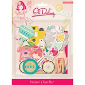 Oh Darling Chipboard Stickers - Crate Paper