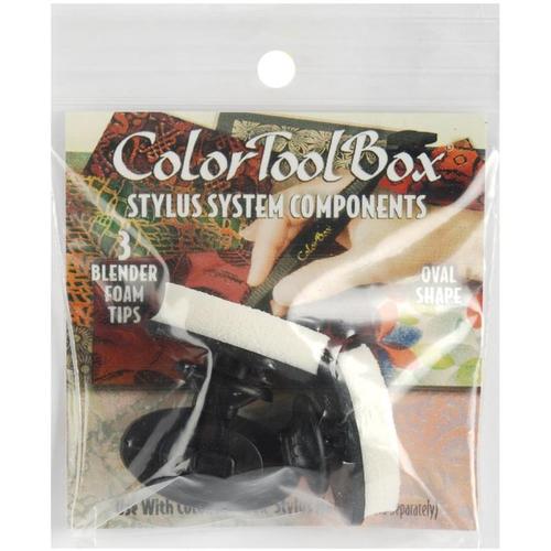 New Clearsnap Colorbox Stylus System Moldable Black Foam Tips 3 per pkg. 