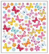 Butterflies & Flowers Stickers
