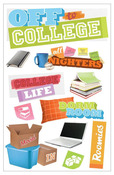 Off To College 3D Stickers - Paper House