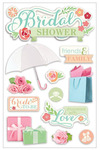 Bridal Shower 3D Stickers - Paper House
