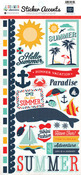 Summer Adventure Sticker Accents - Echo Park