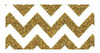 Gold Chevron Sugar Coated Cardstock - Doodlebug