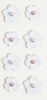 Pearl Flowers Mini Stickers - Little B