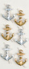 Anchors Mini Stickers - Little B