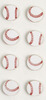 Baseball Mini Stickers - Little B