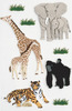 Zoo Animals Medium Stickers - Little B