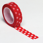 Red Polka Dot Trendy Washi Tape - Queen & Co