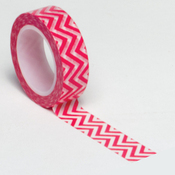 Pink Chevron Trendy Washi Tape - Queen & Co