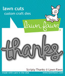 Scripty Thanks Lawn Cut Die - Lawn Fawn